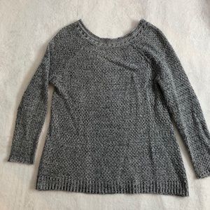 Hinge Knit Grey Sweater